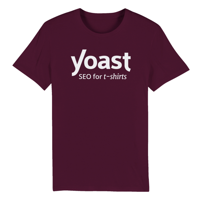 Yoast SEO T-shirt in purple colour