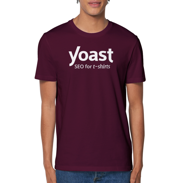 Yoast SEO T-shirt in purple colour