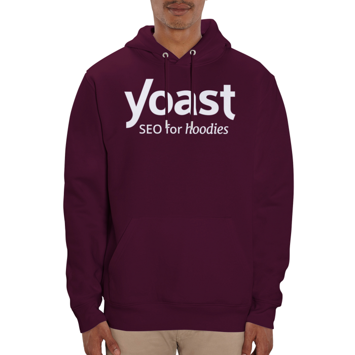 yoast seo hoodie maroon