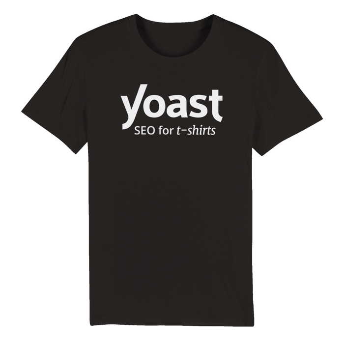 Yoast SEO T-shirt in black colour