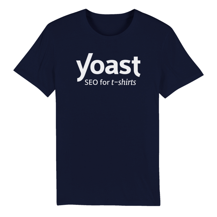 Yoast SEO T-shirt in blue colour