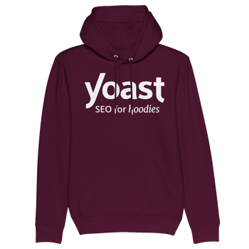 yoast seo hoodie maroon